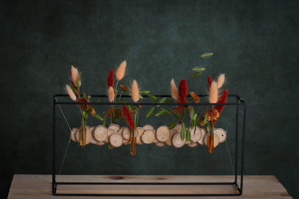 bouquets de fleurs séchées